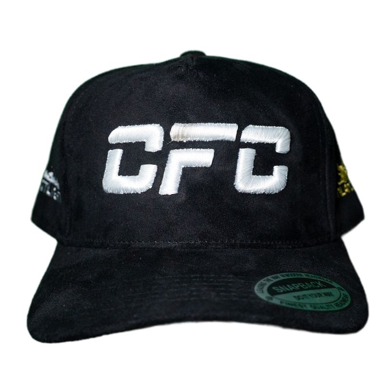 Vegan Suede Caps - Black