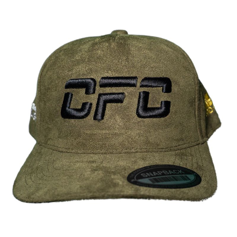 Vegan Suede Caps - Olive Green